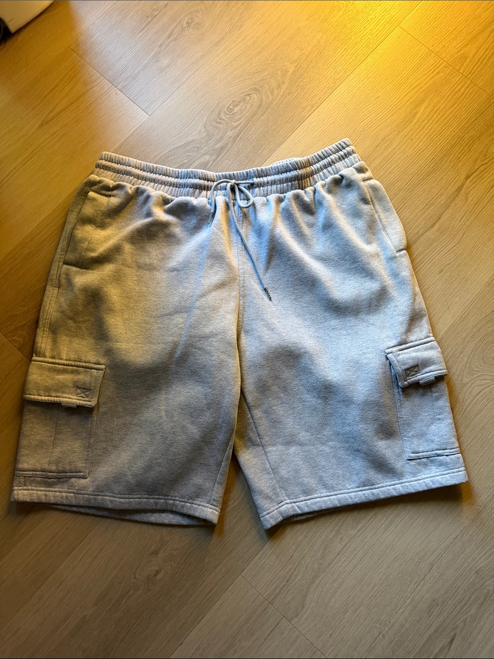 Light Gray Cargo shorts FB County